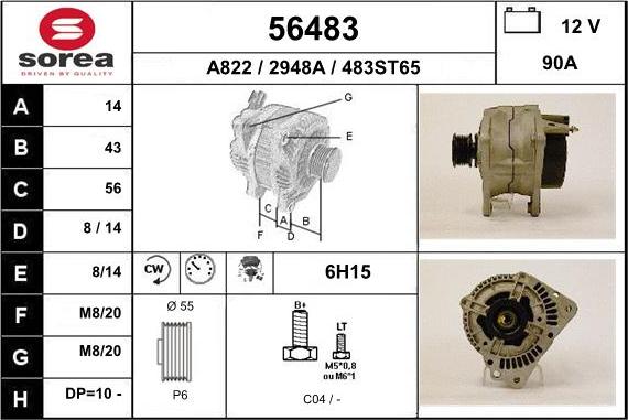 EAI 56483 - Ģenerators autodraugiem.lv