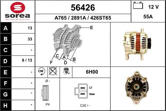EAI 56426 - Ģenerators autodraugiem.lv