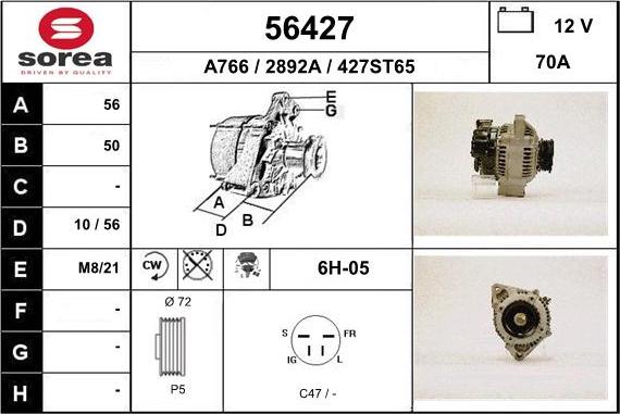 EAI 56427 - Ģenerators autodraugiem.lv