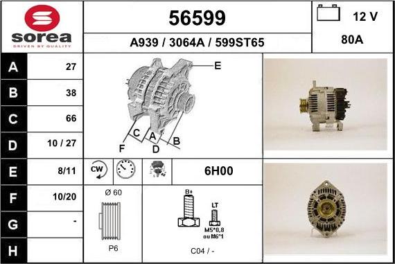 EAI 56599 - Ģenerators autodraugiem.lv