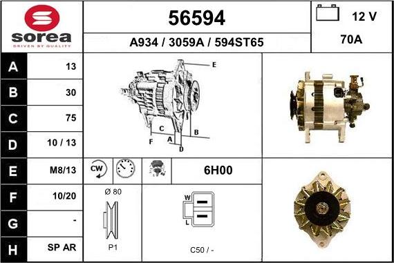 EAI 56594 - Ģenerators autodraugiem.lv