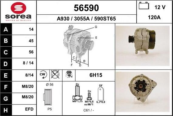 EAI 56590 - Ģenerators autodraugiem.lv
