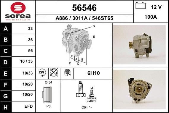 EAI 56546 - Ģenerators autodraugiem.lv