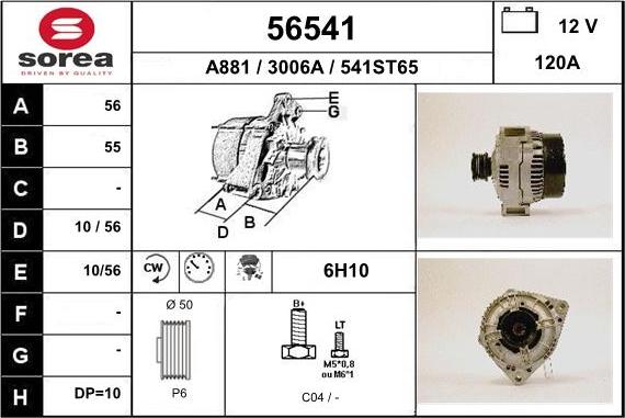 EAI 56541 - Ģenerators autodraugiem.lv
