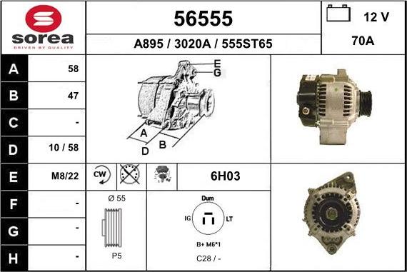 EAI 56555 - Ģenerators autodraugiem.lv