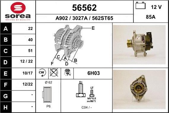EAI 56562 - Ģenerators autodraugiem.lv