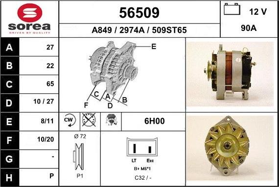 EAI 56509 - Ģenerators autodraugiem.lv