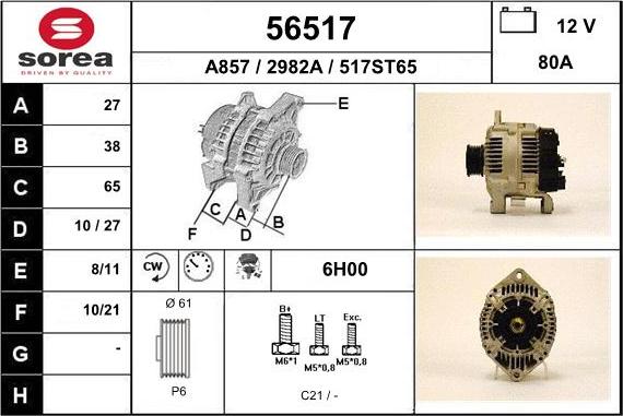 EAI 56517 - Ģenerators autodraugiem.lv