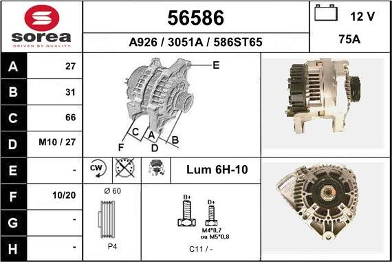EAI 56586 - Ģenerators autodraugiem.lv