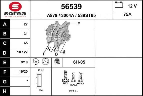 EAI 56539 - Ģenerators autodraugiem.lv
