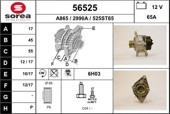 EAI 56525 - Ģenerators autodraugiem.lv