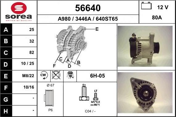 EAI 56640 - Ģenerators autodraugiem.lv
