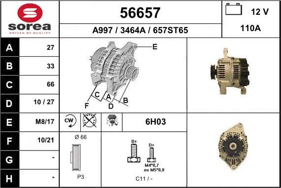 EAI 56657 - Ģenerators autodraugiem.lv
