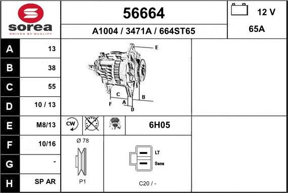 EAI 56664 - Ģenerators autodraugiem.lv