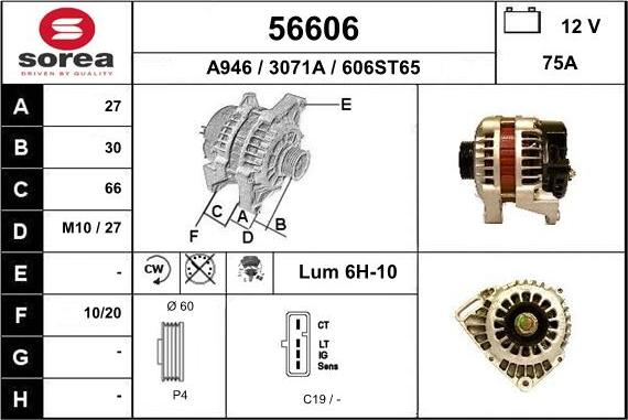 EAI 56606 - Ģenerators autodraugiem.lv