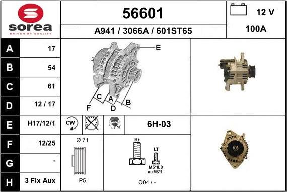 EAI 56601 - Ģenerators autodraugiem.lv