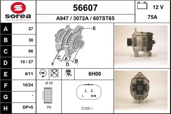 EAI 56607 - Ģenerators autodraugiem.lv
