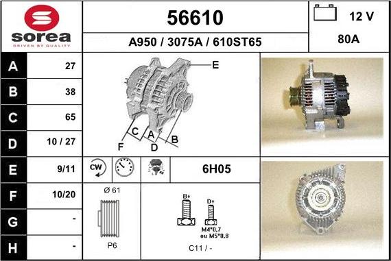 EAI 56610 - Ģenerators autodraugiem.lv