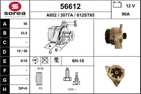 EAI 56612 - Ģenerators autodraugiem.lv