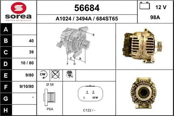 EAI 56684 - Ģenerators autodraugiem.lv