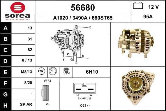 EAI 56680 - Ģenerators autodraugiem.lv