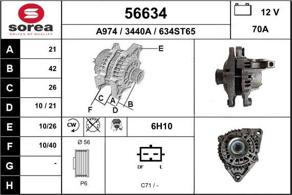 EAI 56634 - Ģenerators autodraugiem.lv