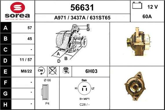 EAI 56631 - Ģenerators autodraugiem.lv