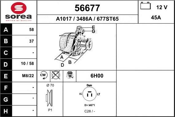 EAI 56677 - Ģenerators autodraugiem.lv