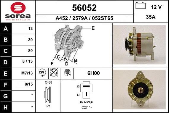 EAI 56052 - Ģenerators autodraugiem.lv