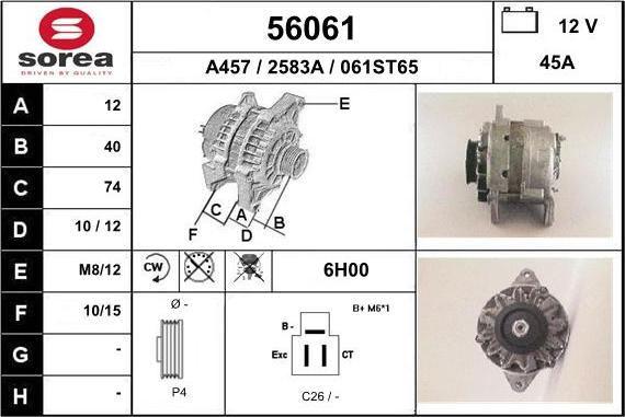 EAI 56061 - Ģenerators autodraugiem.lv