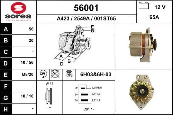 EAI 56001 - Ģenerators autodraugiem.lv