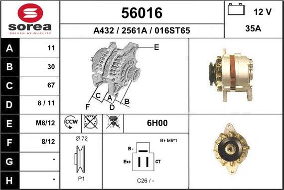 EAI 56016 - Ģenerators autodraugiem.lv