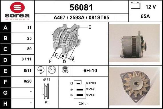 EAI 56081 - Ģenerators autodraugiem.lv