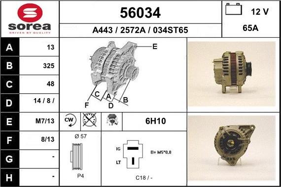 EAI 56034 - Ģenerators autodraugiem.lv