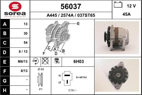 EAI 56037 - Ģenerators autodraugiem.lv