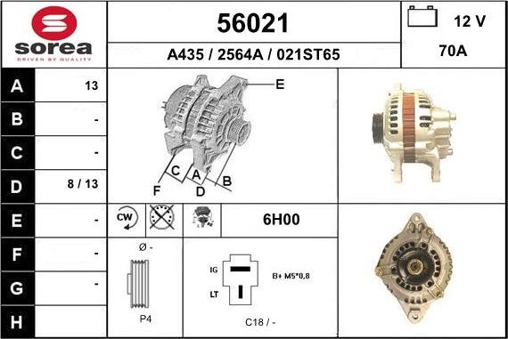 EAI 56021 - Ģenerators autodraugiem.lv