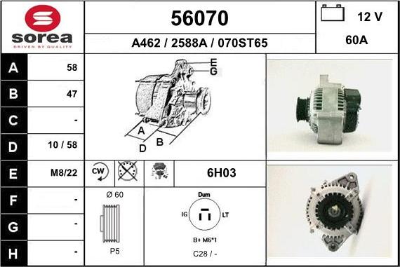 EAI 56070 - Ģenerators autodraugiem.lv