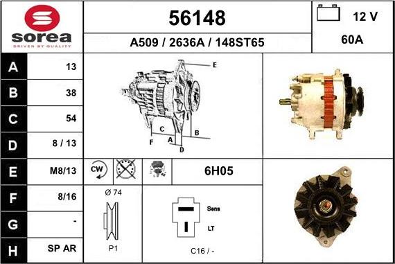 EAI 56148 - Ģenerators autodraugiem.lv