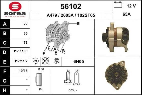 EAI 56102 - Ģenerators autodraugiem.lv