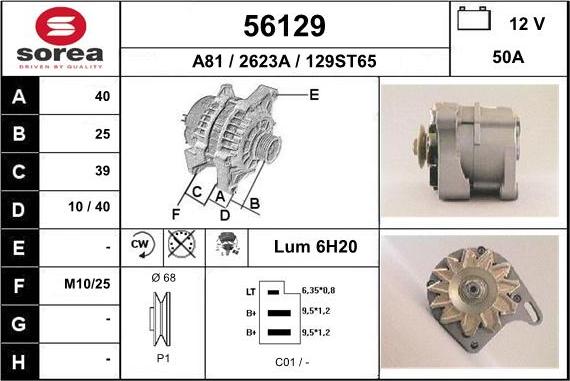 EAI 56129 - Ģenerators autodraugiem.lv