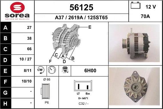 EAI 56125 - Ģenerators autodraugiem.lv