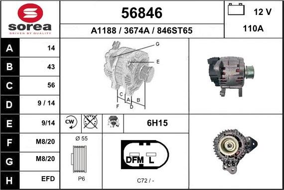 EAI 56846 - Ģenerators autodraugiem.lv