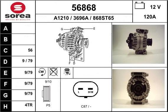 EAI 56868 - Ģenerators autodraugiem.lv