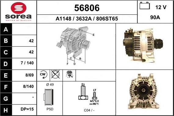EAI 56806 - Ģenerators autodraugiem.lv