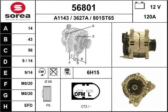 EAI 56801 - Ģenerators autodraugiem.lv