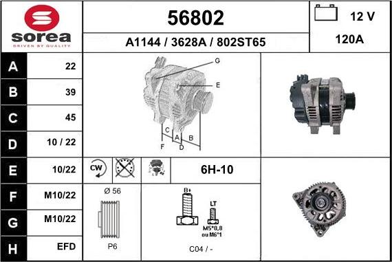 EAI 56802 - Ģenerators autodraugiem.lv