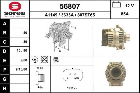 EAI 56807 - Ģenerators autodraugiem.lv