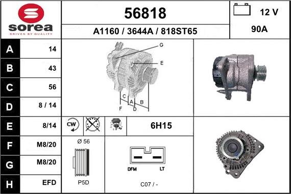 EAI 56818 - Ģenerators autodraugiem.lv
