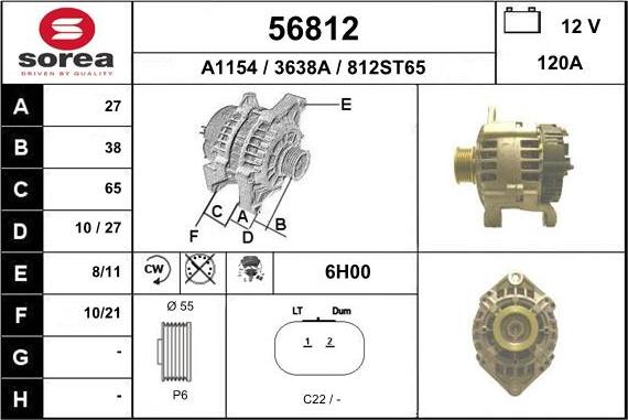 EAI 56812 - Ģenerators autodraugiem.lv