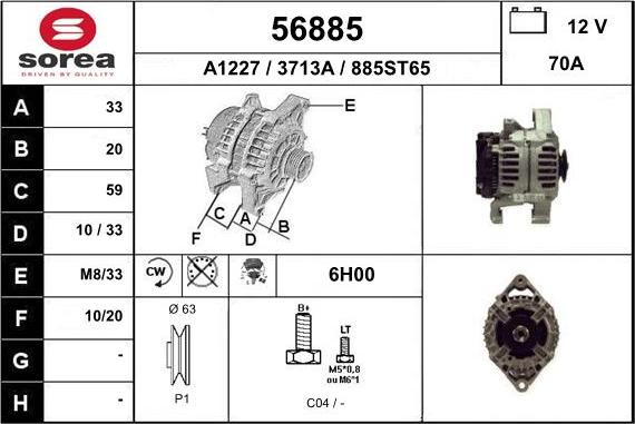 EAI 56885 - Ģenerators autodraugiem.lv